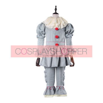 Movie IT Stephen King's It Pennywise the Clown Cosplay Costume Version 2