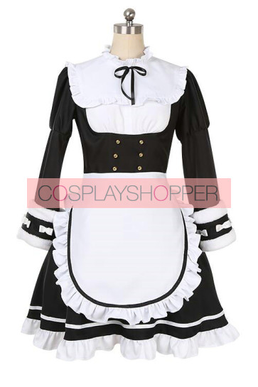 Re:Zero - Starting Life in Another World Memory Snow Rem Ram Cosplay Costume