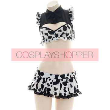 Sexy Cow Hollowed Lingerie