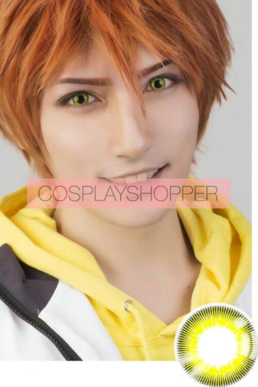Free! Iwatobi Swim Club Mikoshiba Momotaro Yellow Cosplay Colored Contact Lenses