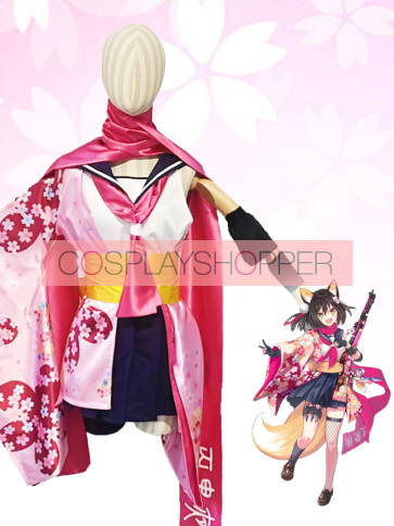 Blue Archive Kuda Izuna Cosplay Costume