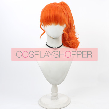 Orange 45cm Pretty Cure Arisugawa Himari Cure Custard Cosplay Wig