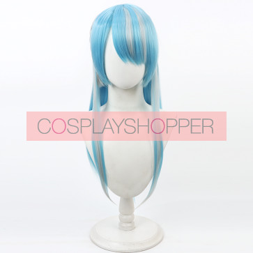 70cm Virtual YouTuber Shiranami Ramune Cosplay Wig