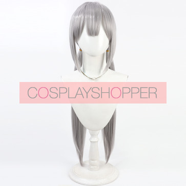 Gray 90cm Assault Lily Last Bullet Asagao Fujita Cosplay Wig