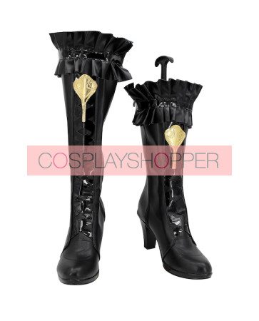 Honkai: Star Rail Herta Black Cosplay Boots