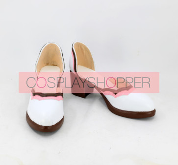 Love Live! Sunshine!! Aqours Riko Sakurauchi White Valentine's Day Cosplay Shoes