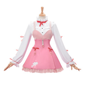 Vocaloid Luo Tianyi Pink Cosplay Costume