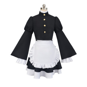 Maid Kyouiku Botsuraku Kizoku Rurikawa Tsubaki Cosplay Costume