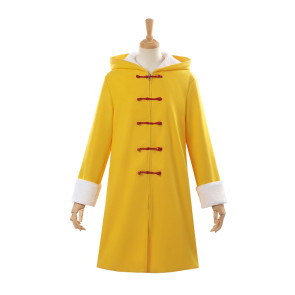 Gintama Kagura Yellow Coat Cosplay Costume