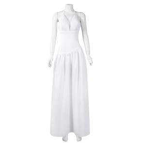 Joker: Folie à Deux Harley Quinn White Dress Cosplay Costume Version 2