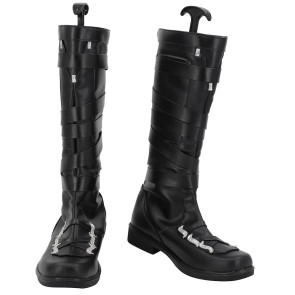 Valorant Omen Black Cosplay Boots