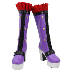 Aikatsu! Ichigo Hoshimiya Purple Cosplay Boots