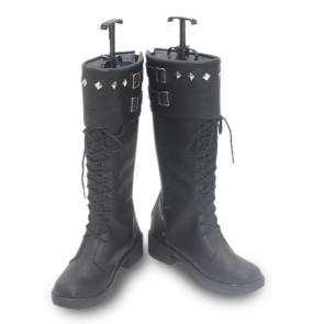 Virtual YouTuber Kuzuha Black Cosplay Boots