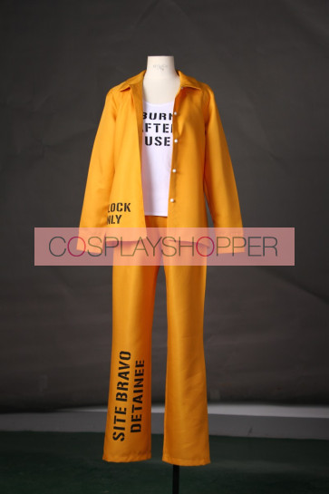Suicide Squad Harley Quinn Prison Suit Cosplay Kostüm