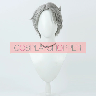Gray 30cm Identity V Embalmer Cosplay Perücke