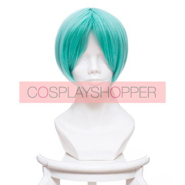 Green 30cm Land of the Lustrous Phosphophyllite Cosplay Perücke