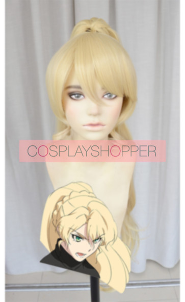 80cm Gold Re:Creators Alicetaria February Cosplay Wig