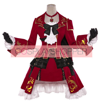 Final Fantasy XIV FF14 Rotmagier Idealisiertes Estoqueur's Bliaud Cosplay Kostüm