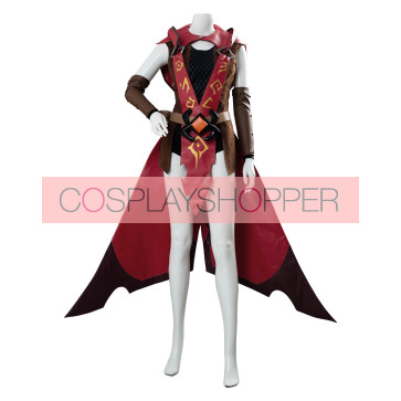 Overwatch Warlock Ashe Cosplay Kostüm