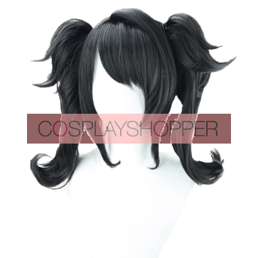 Black 40cm Needy Streamer Overload Needy Girl Overdose Ame-chan Cosplay Perücke