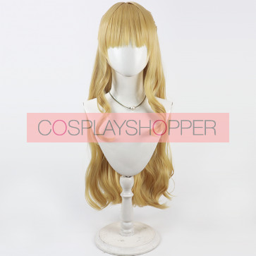Gold 80cm Sailor Moon Sailor Venus Aino Minako Cosplay-Perücke