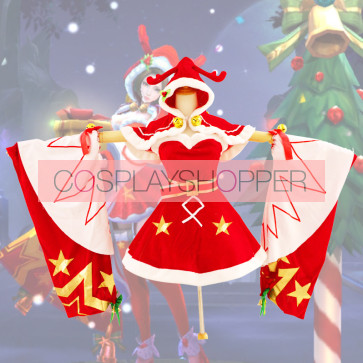 Honor of Kings Diao Chan Christmas Cosplay Kostüm