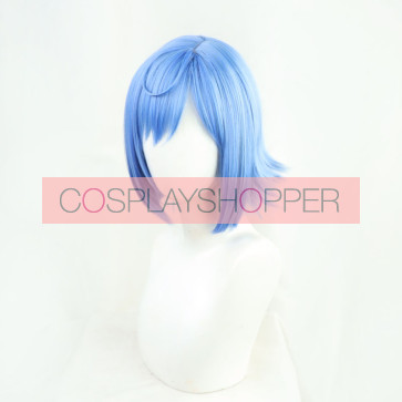 Blue 30cm Schuhe YouTuber Nishizono Chigusa Cosplay Perücke