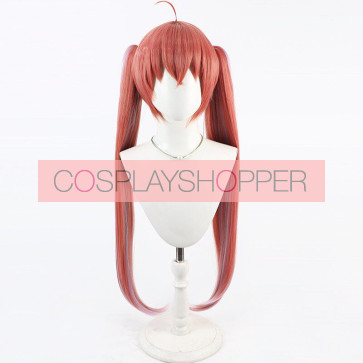 Red 80cm Goddess of Victory: Nikke Cocoa Cosplay Perücken