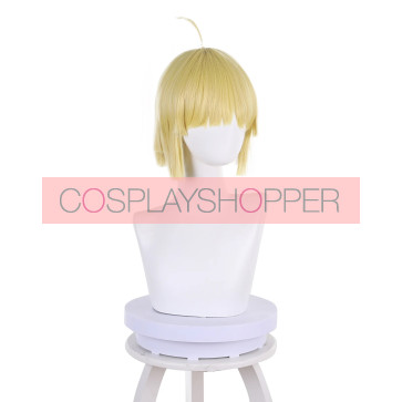 Gold 30cm Hell's Paradise: Jigokuraku Yamada Asaemon Fuchi Cosplay Perücke