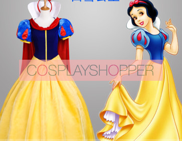Deluxe Princess Snow White Dress Cosplay Kostüm