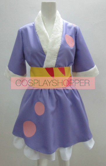 K-ON! Mio Akiyama Purple Kimono Cosplay Kostüm