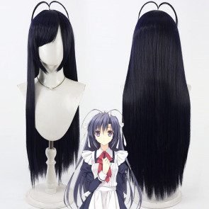 Blau 80cm Tsuki ni Yorisou Otome no Sahou Asahi Kokura Cosplay Perücke