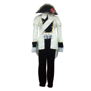 Axis Powers Hetalia Austria White Cosplay Uniform