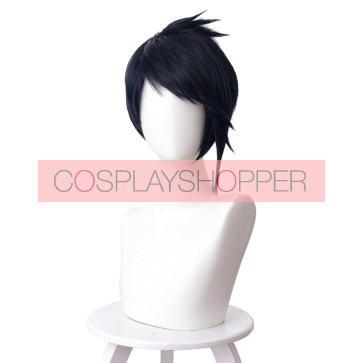 Blue 35cm League of Legends LOL Aphelios Perruque de cosplay