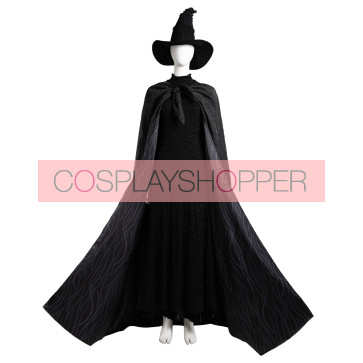 Wicked Elphaba Black Dress Costume de cosplay
