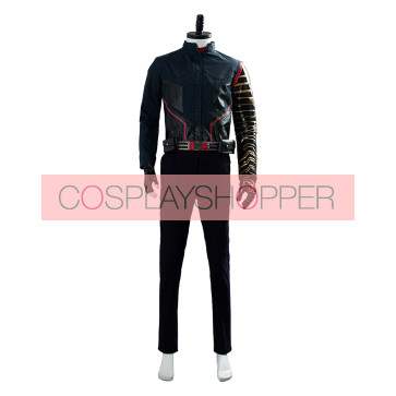 The Falcon and the Winter Soldier Bucky Barnes / Winter Soldier Battle Uniform Cosplay Costume