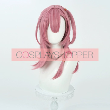 Pink 45cm Honkai: Star Rail Asta Perruque de cosplay