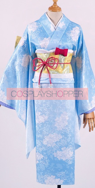 Date A Live Origami Tobiichi Kimono Costume de cosplay
