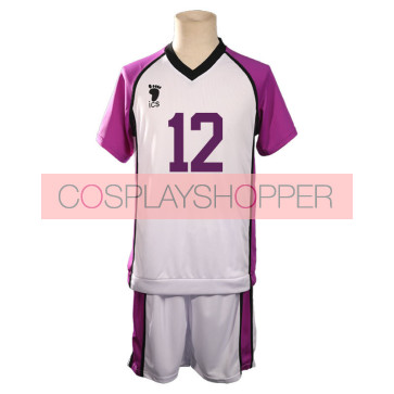 Haikyuu!! Shiratorizawa Academy Taichi Kawanishi No. 12 Costume de cosplay