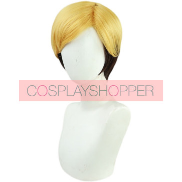 30cm Attack on Titan Erwin Smith Perruque de cosplay
