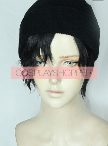 Black 30cm Detective Conan Shuichi Akai Perruque de cosplay