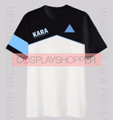Detroit: Become Human Connor Kara AX400 Agent T-Shirt Costume de cosplay