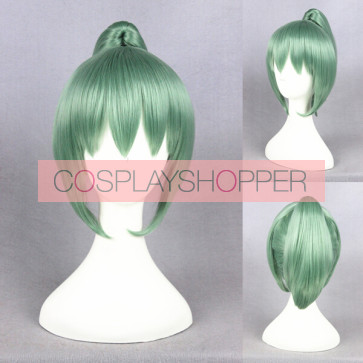 Green 32cm Kantai Collection Yubari Perruque de cosplay
