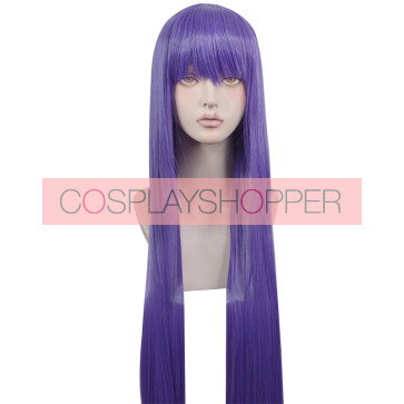 Purple 80cm Ao-chan Can't Study! Ao Horie Perruque de cosplay