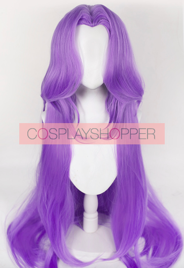 Purple 90cm League of Legends LOL Syndra Withered Rose Perruque de cosplay