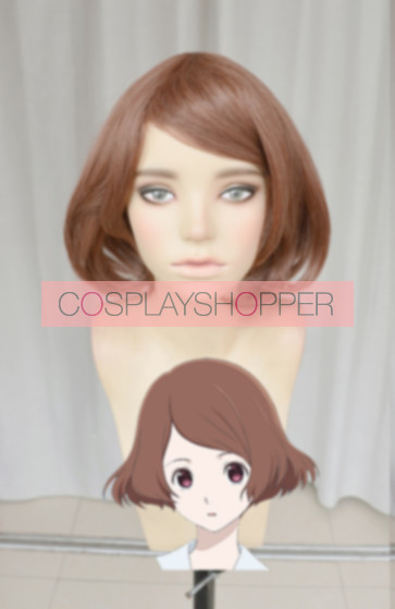 Brown 30cm Sagrada Reset Misora Haruki Perruque de cosplay
