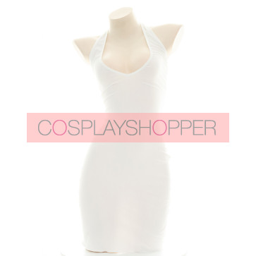 Nuisette Halter Bandage Sexy Blanche