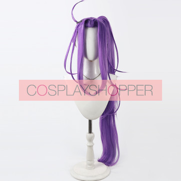 Purple 100cm Pretty Cure Kurokawa Ellen Perruque Cosplay