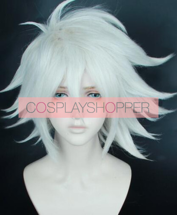 Silver 35cm Fate/Grand Order Karna Perruque de cosplay
