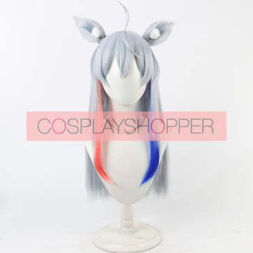 60cm Colorful Peach Donuku Perruque de cosplay